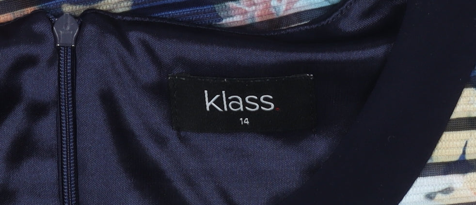 Klass Women's Floral Sheath Dress, Size 14