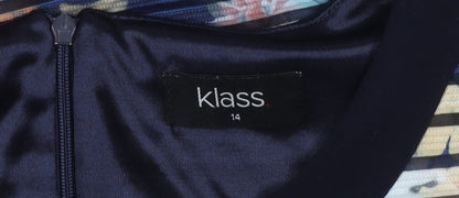 Klass Women's Floral Sheath Dress, Size 14