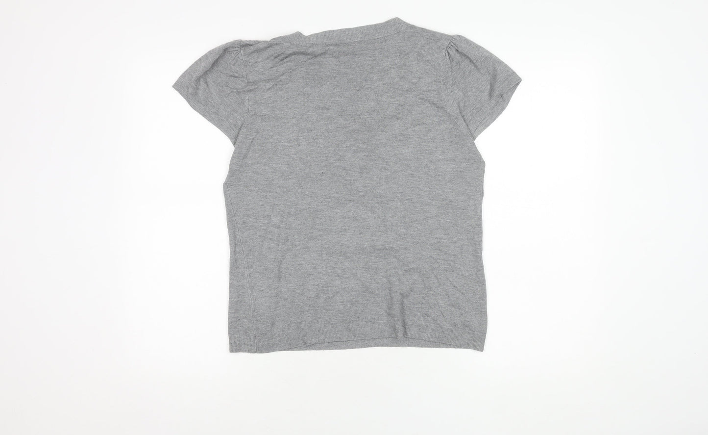 Womens UK Size 16 Phase Eight Grey Basic T-Shirt