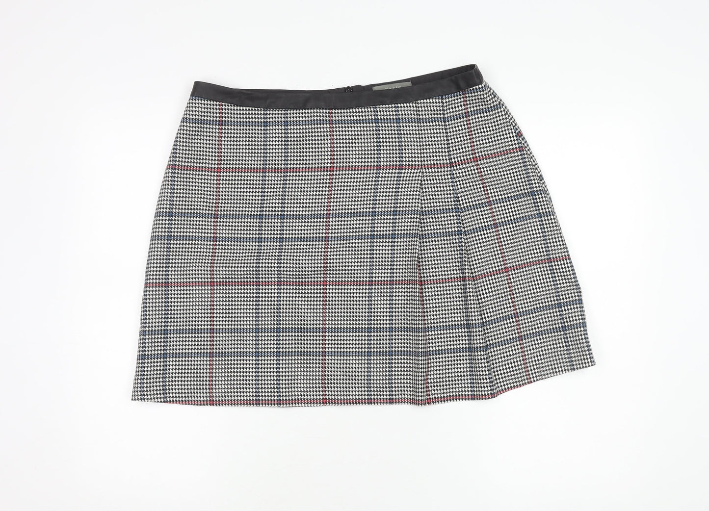 Oasis Women's Check Pencil Skirt Multicoloured Size 16