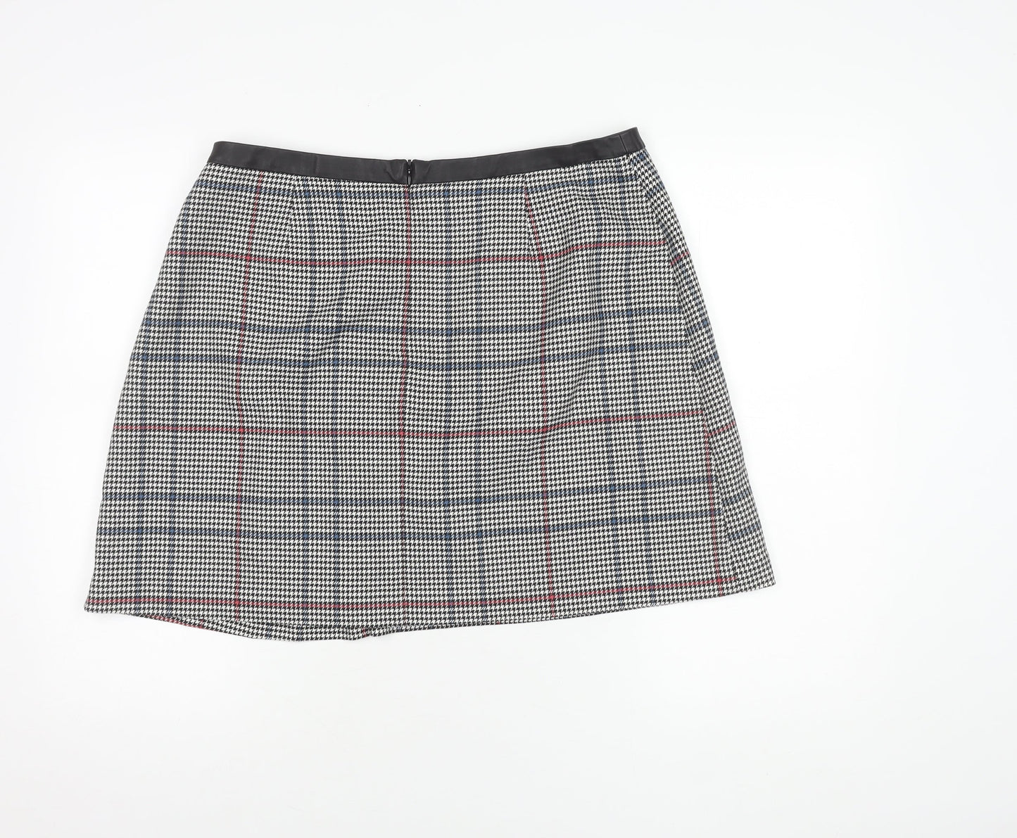 Oasis Women's Check Pencil Skirt Multicoloured Size 16