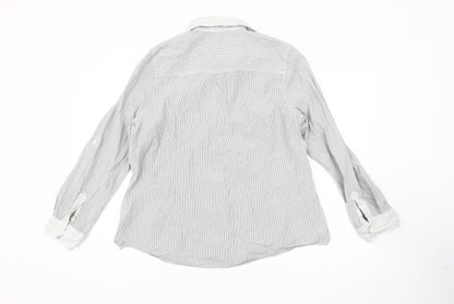 Womens UK Size 20 Marks and Spencer Grey Basic Button-Up