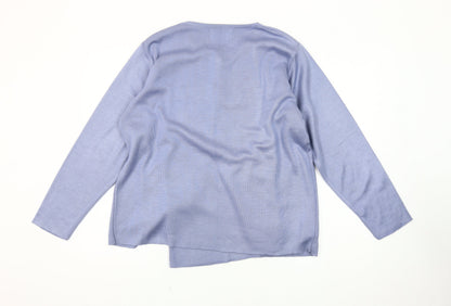 Tumi Collection Women's Blue Cardigan, One Size, Embroidered