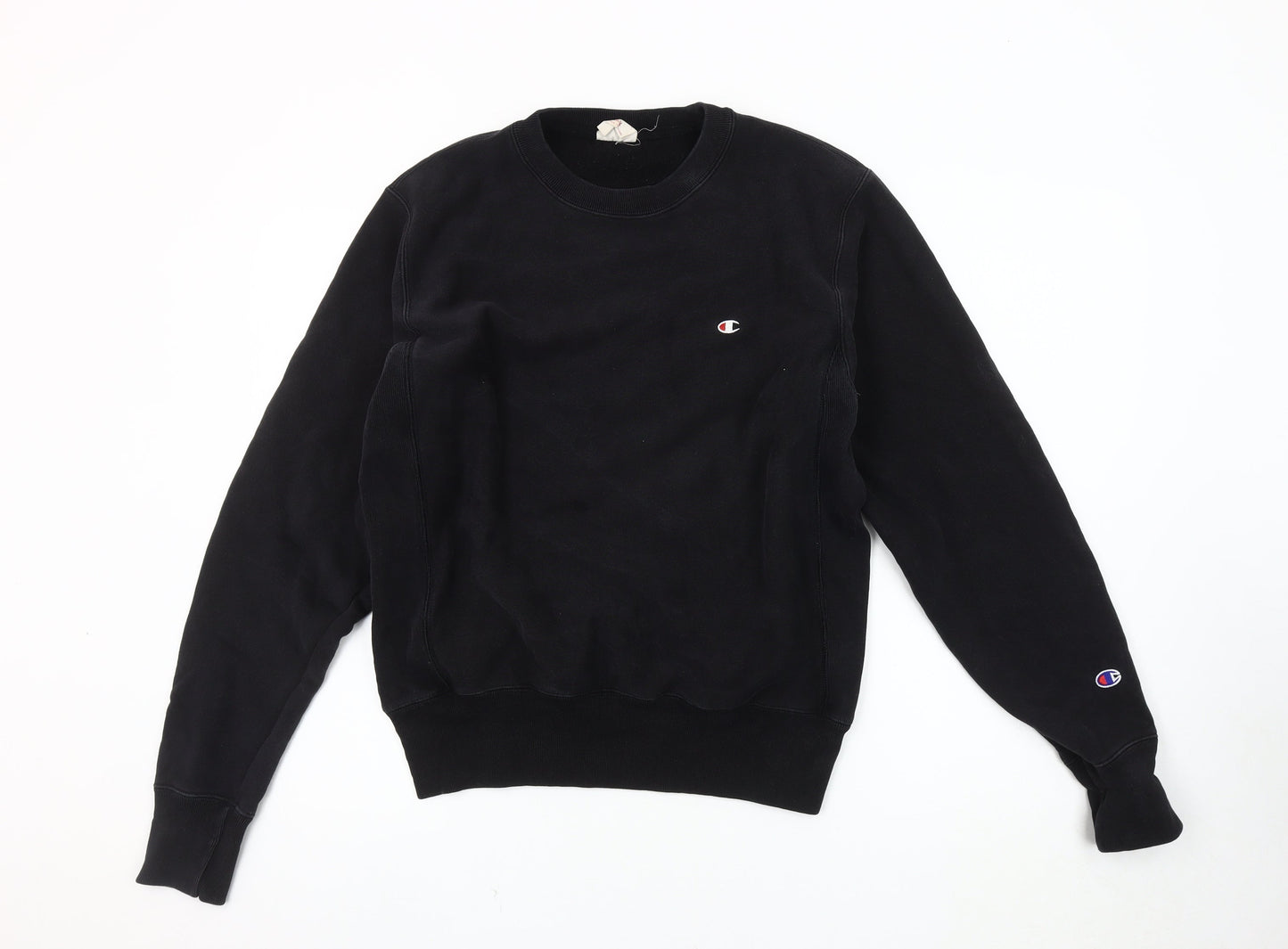 Mens UK Size S Champion Black Pullover Sweatshirt