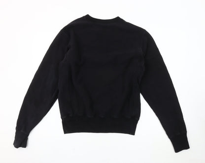 Mens UK Size S Champion Black Pullover Sweatshirt