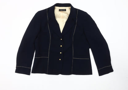 Jacques Vert Women’s Blue Suit Jacket Size 16