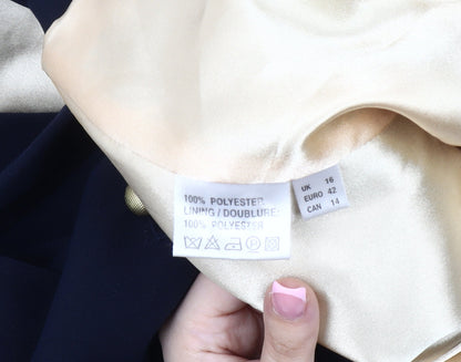 Jacques Vert Women’s Blue Suit Jacket Size 16