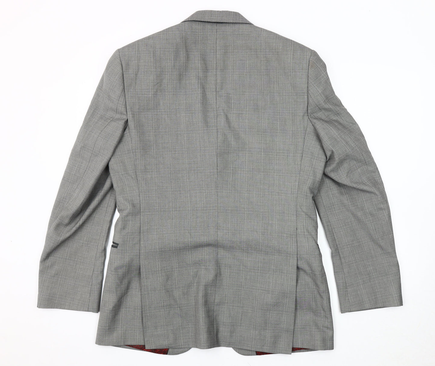 Mens UK Size 40 Red Herring Regular Grey Suit Jacket