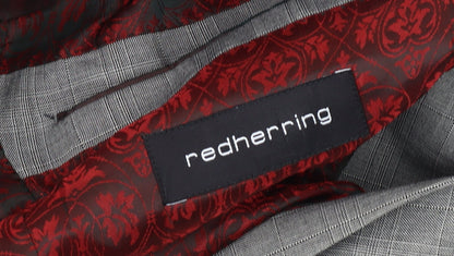 Mens UK Size 40 Red Herring Regular Grey Suit Jacket