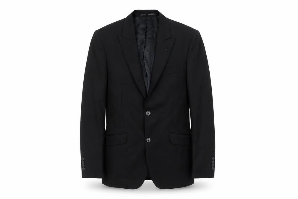 Mens UK Size 38 Lambretta Regular Black Suit Jacket