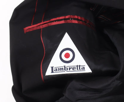 Mens UK Size 38 Lambretta Regular Black Suit Jacket