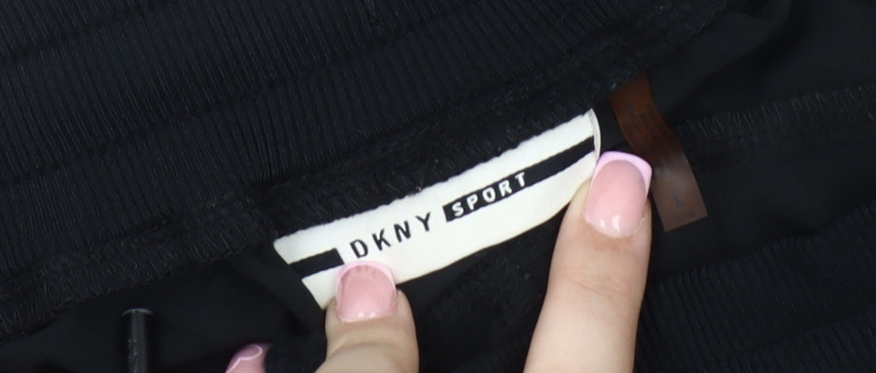 DKNY Men's Black Jogger Trousers L Gym & Training