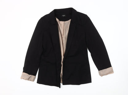 Oasis Women's Black Blazer, Size 10, Single-Breasted