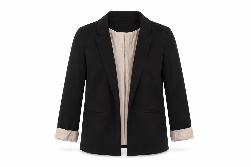 Womens UK Size 10 Oasis Regular Black Blazer
