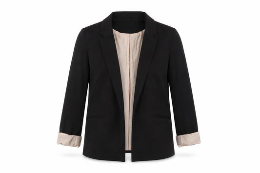 Womens UK Size 10 Oasis Regular Black Blazer