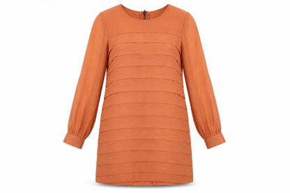 Topshop Women's Brown Shift Dress Size 10