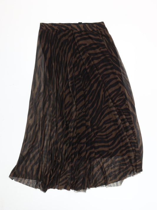 Womens UK Size 10 Amisu Pleated  Skirt