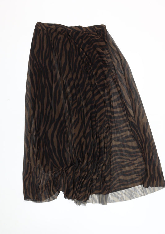 Womens UK Size 10 Amisu Pleated  Skirt