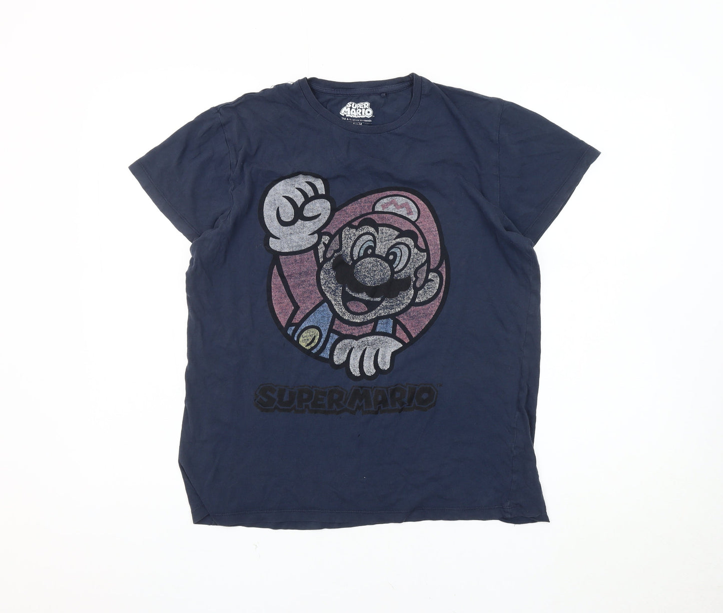 Bioworld Super Mario Men's Blue M T-Shirt
