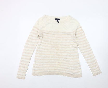 Womens UK Size S Gap Beige Pullover Jumper