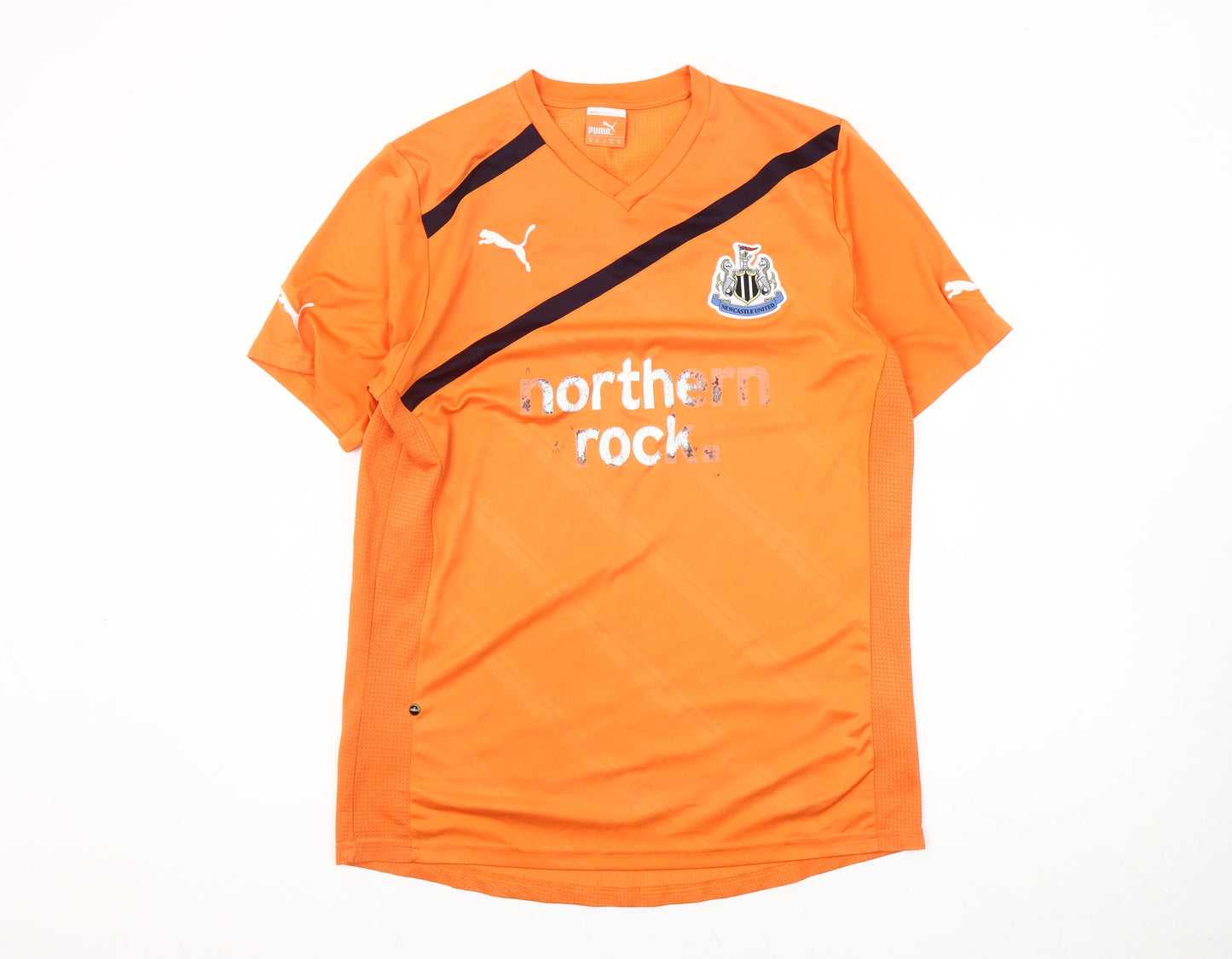 Mens UK Size M PUMA Orange Football Jersey
