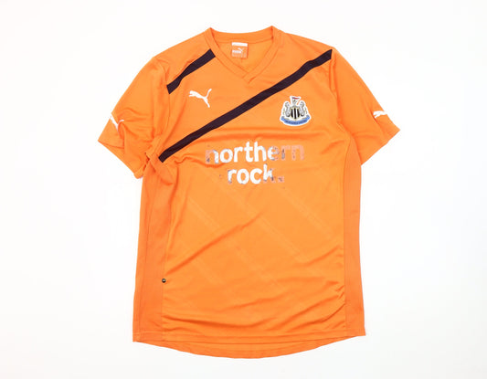 Puma Men's Orange Medium Football Jersey