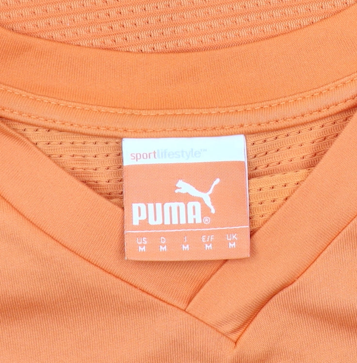 Mens UK Size M PUMA Orange Football Jersey