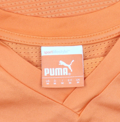Mens UK Size M PUMA Orange Football Jersey