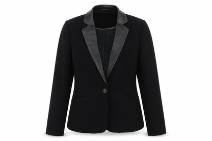 Womens UK Size 12 Mango Regular Black Suit Jacket