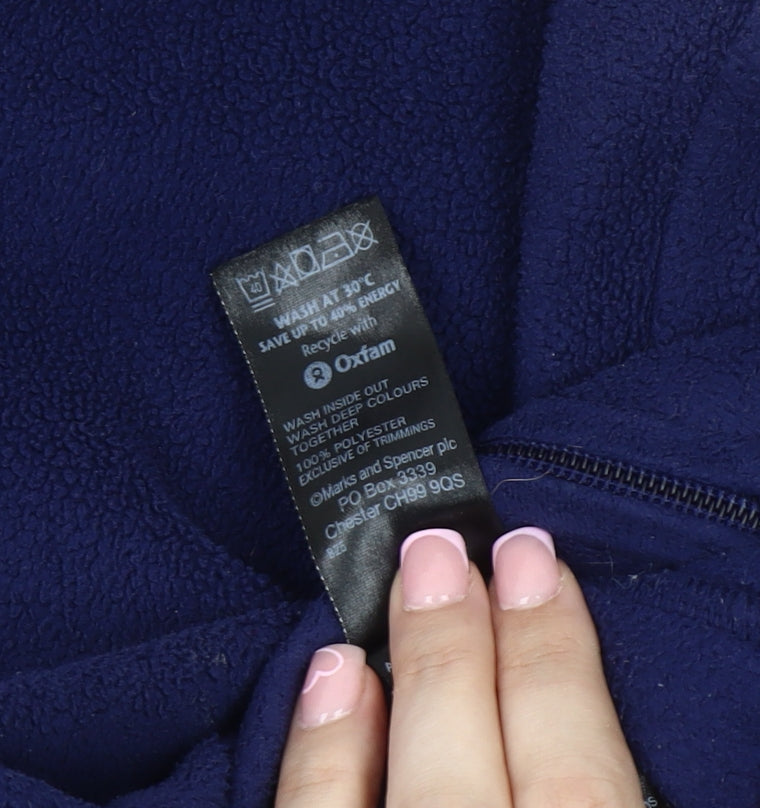 Womens UK Size 6 Marks and Spencer Blue Basic Jacket