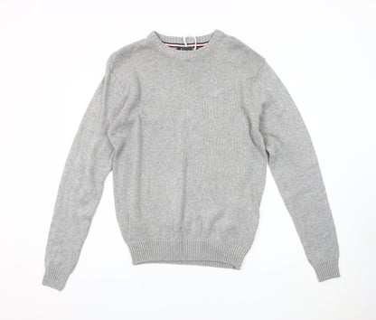 Kangol Men's Grey Cotton Pullover Jumper M