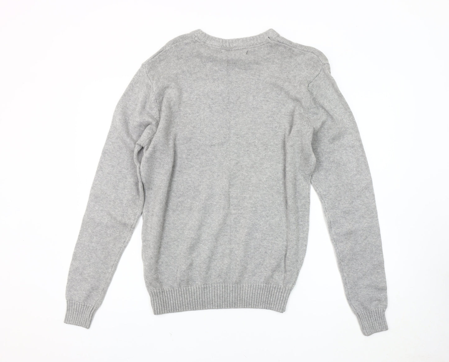 Kangol Men's Grey Cotton Pullover Jumper M