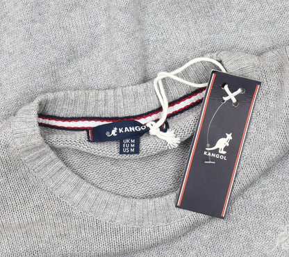 Kangol Men's Grey Cotton Pullover Jumper M