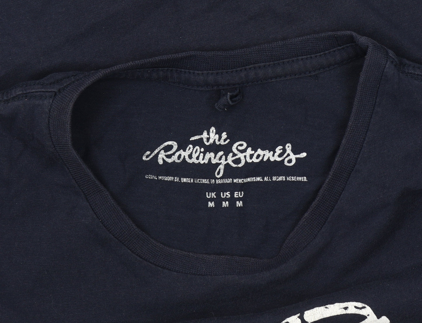 The Rolling Stones Men's Blue Graphic T-Shirt M
