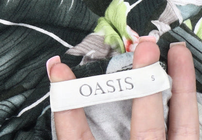 Oasis Women’s Floral Off Shoulder Midi Dress, S