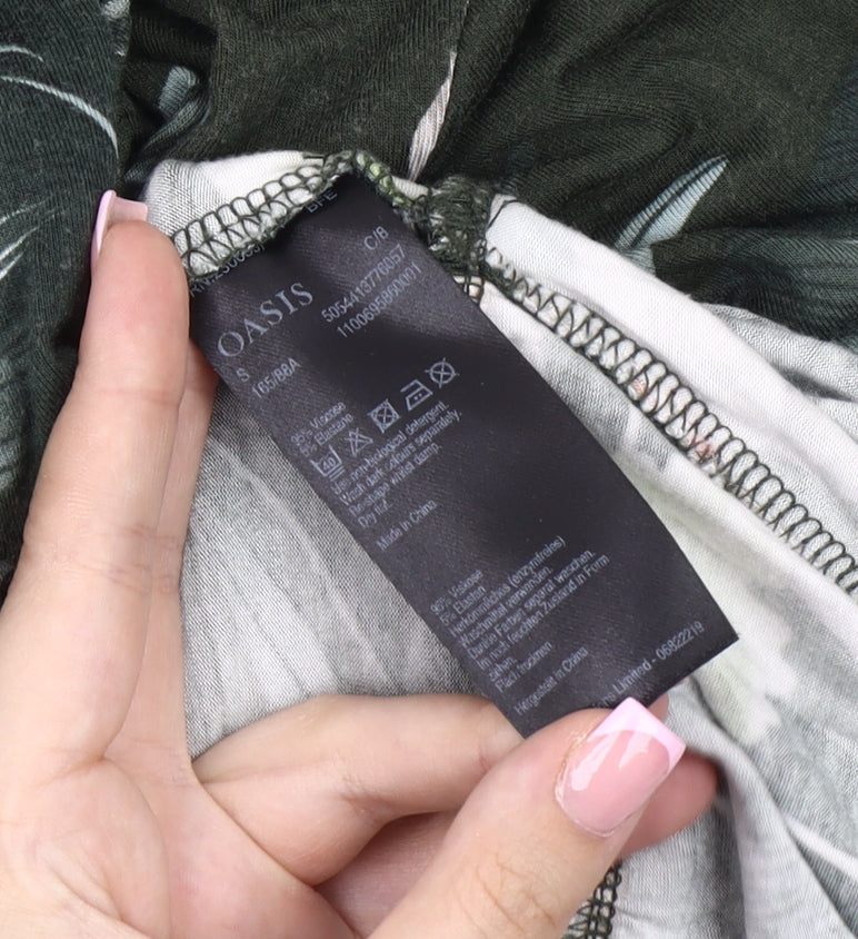 Oasis Women’s Floral Off Shoulder Midi Dress, S