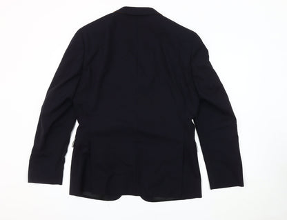 Luigi Men's Blue Blazer UK 38 Single-Breasted Jacket