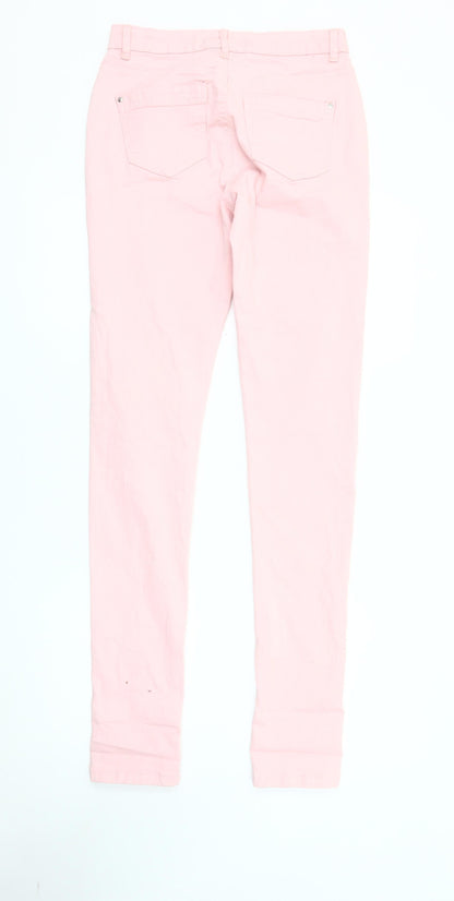LTS Women's Pink Skinny Jeans, Size 10, Slim Fit
