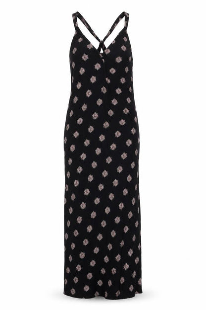 Gap Black Slip Dress Women S Casual Geometric Long Strappy