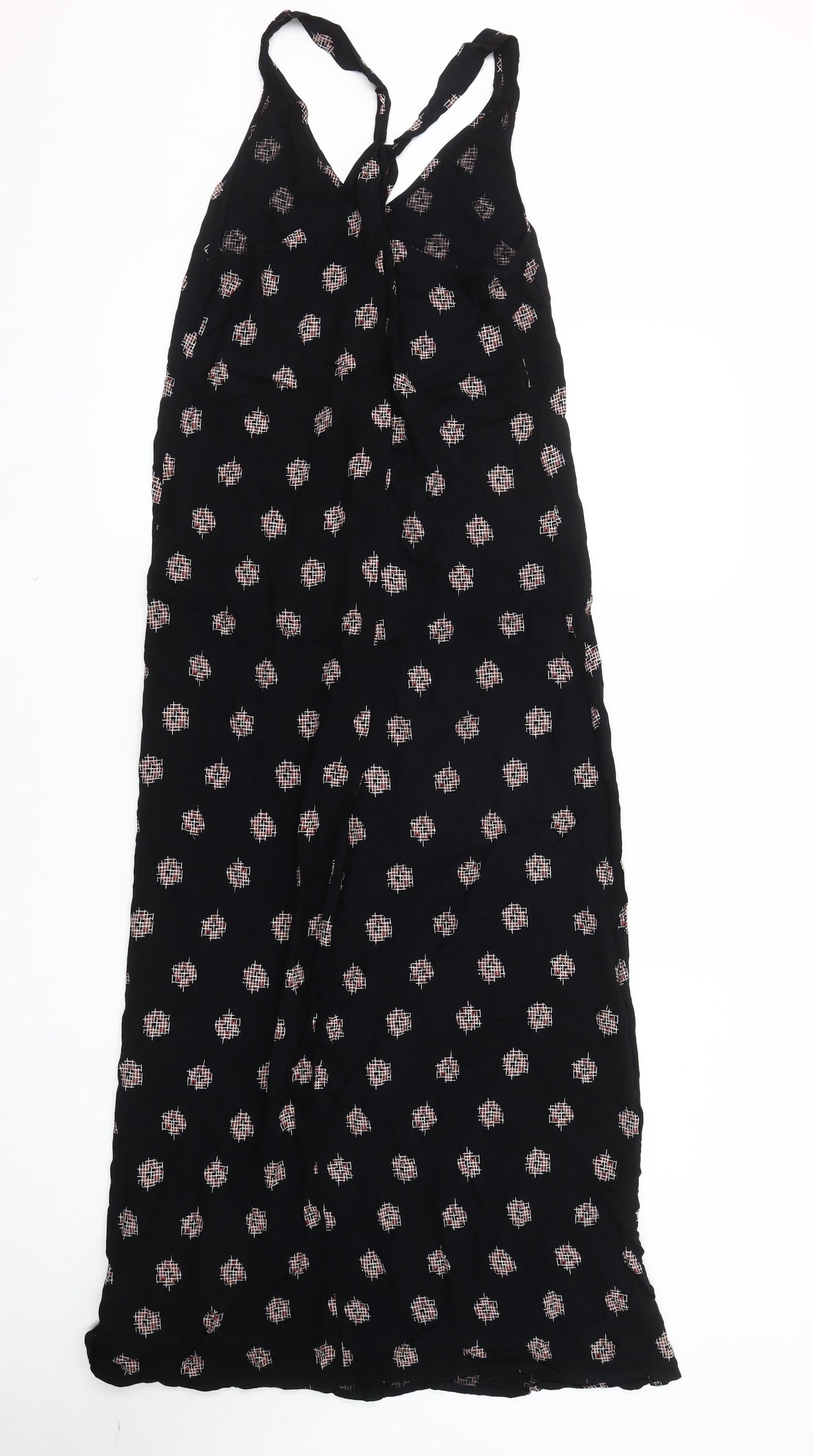 Gap Black Slip Dress Women S Casual Geometric Long Strappy