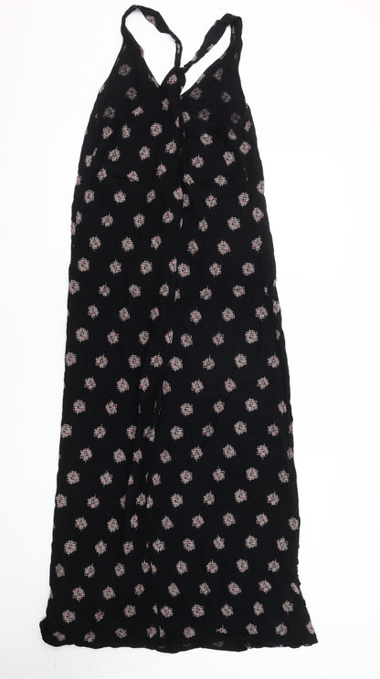 Gap Black Slip Dress Women S Casual Geometric Long Strappy