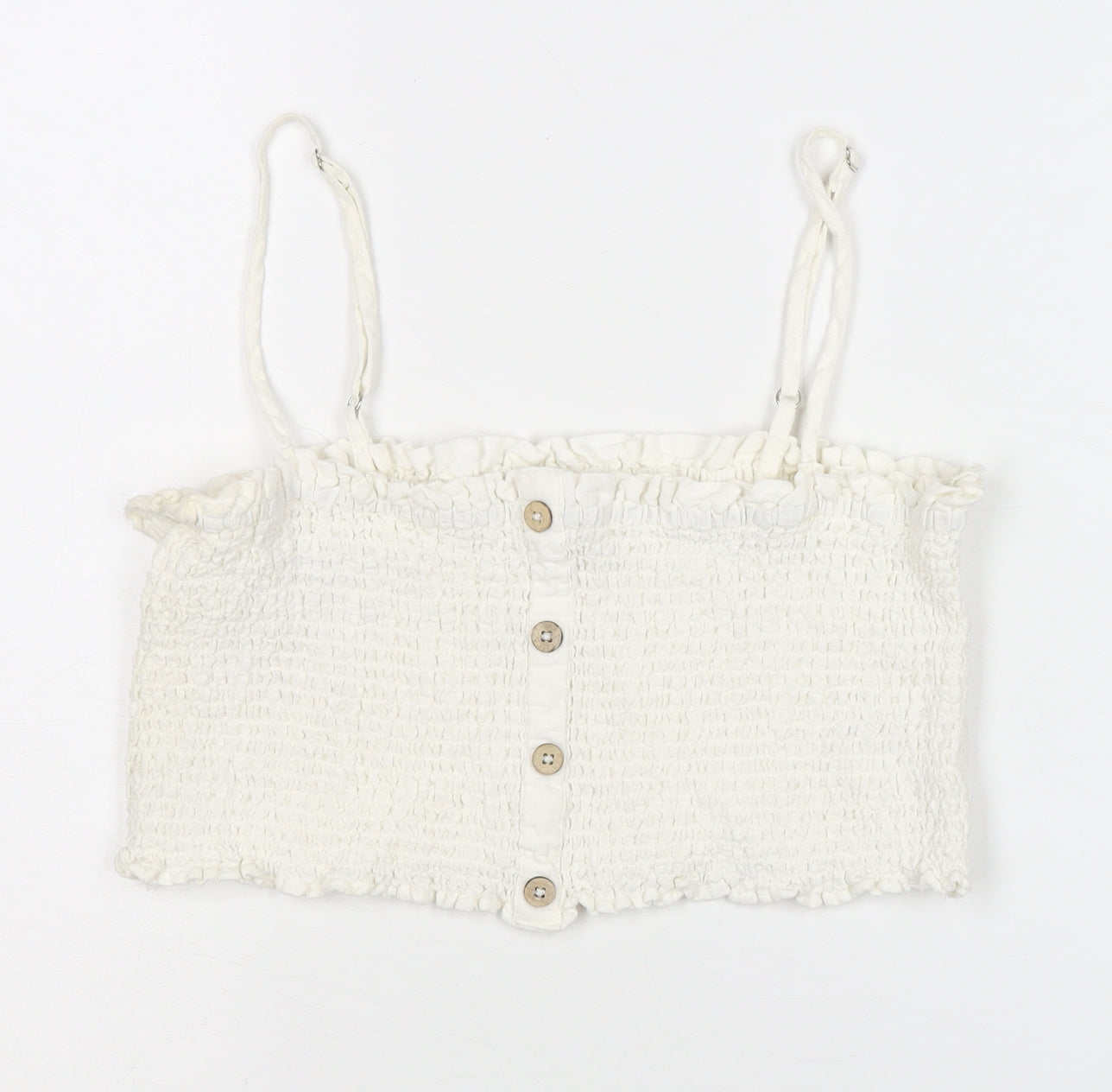 Womens UK Size 12 Urban Outfitters White Camisole Top