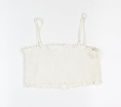 Womens UK Size 12 Urban Outfitters White Camisole Top