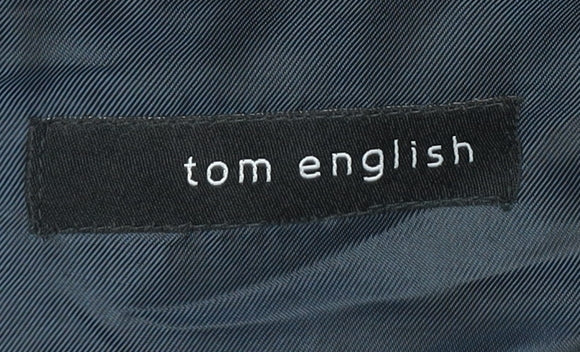 Mens UK Size 40 Tom English Regular Black Suit Jacket