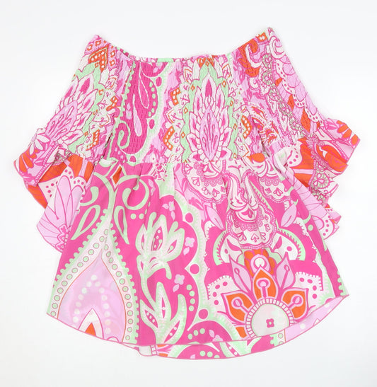 Joe Browns Women's Multicoloured Off Shoulder Top