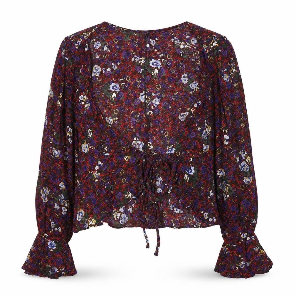 Womens UK Size XS Pins and Needles Multicoloured Basic Blouse