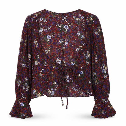 Womens UK Size XS Pins and Needles Multicoloured Basic Blouse