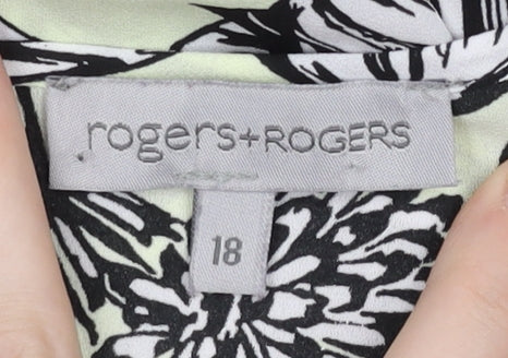 Womens UK Size 18 rogers+rogers Multicoloured Basic Blouse