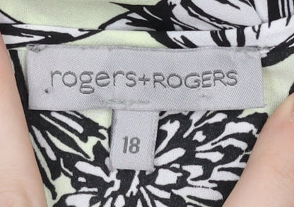 Womens UK Size 18 rogers+rogers Multicoloured Basic Blouse