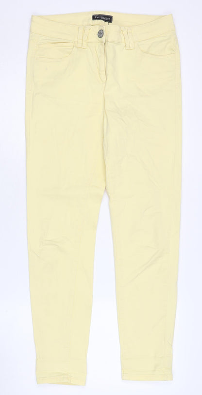 Womens UK Size 12 Marks and Spencer Regular Fit Jegging Yellow Jeans